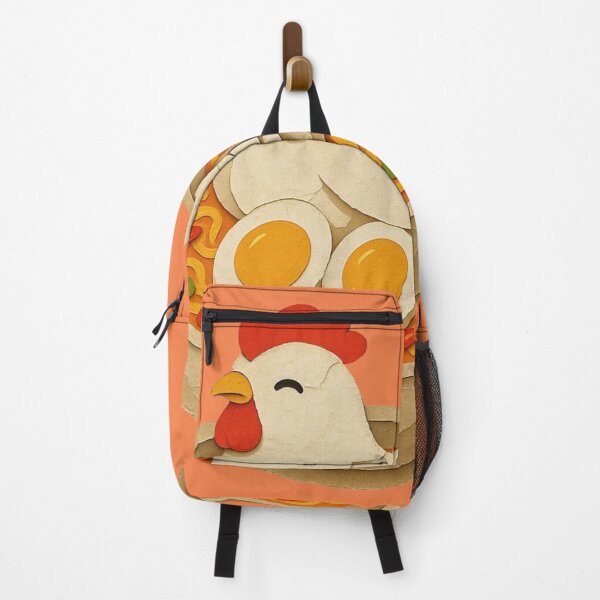 Item preview, Cute Chicken Ramen | Kawaii Noodle Bowl with Egg | Funny Food Illustration designed and sold by Eathusiast.