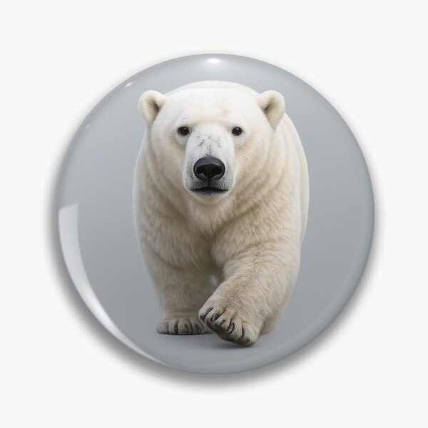 Item preview, Polar Bear Approaching Wildlife Portrait designed and sold by BROHLine Studio.