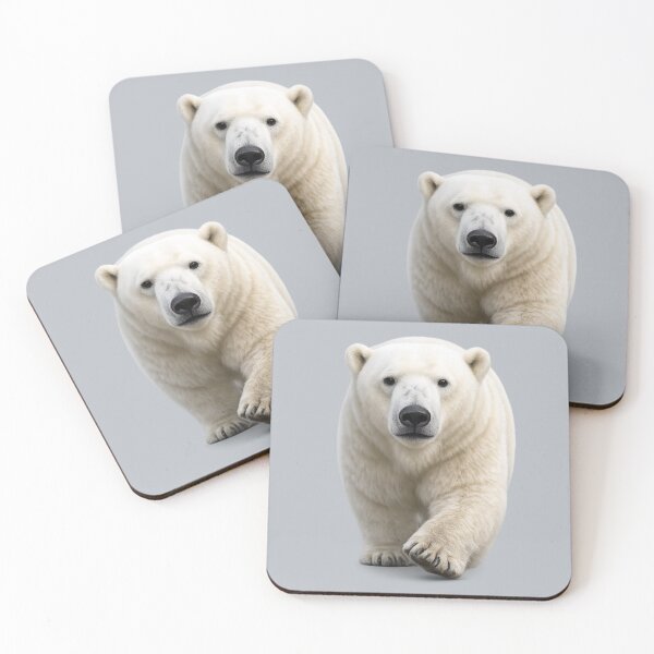 Item preview, Polar Bear Approaching Wildlife Portrait designed and sold by BROHLine Studio.