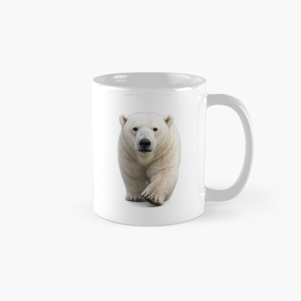 Item preview, Polar Bear Approaching Wildlife Portrait designed and sold by BROHLine Studio.