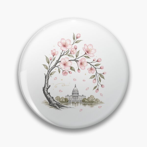 Item preview, Washington DC: Capitol Beneath Cherry Boughs designed and sold by Fenay Designs.
