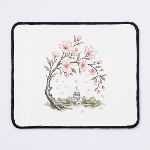 Item preview, Washington DC: Capitol Beneath Cherry Boughs designed and sold by Fenay Designs.