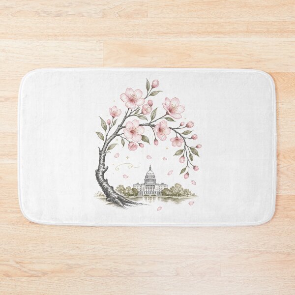 Item preview, Washington DC: Capitol Beneath Cherry Boughs designed and sold by Fenay Designs.