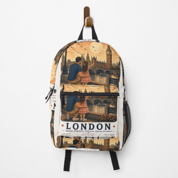 Artikelvorschau, Father Daughter Duo London Adventure Artwork entworfen und verkauft von BagFactoryUK.