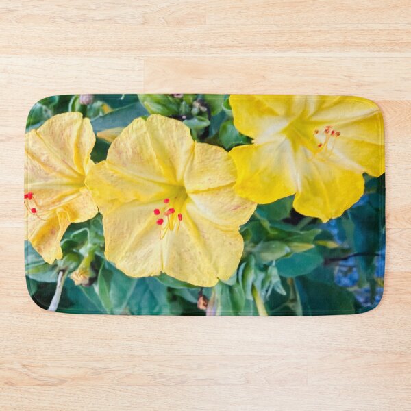 Item preview, Impressionist Four O'Clock Flower Yellow Botanical Digital Painting designed and sold by BalkanBloom.