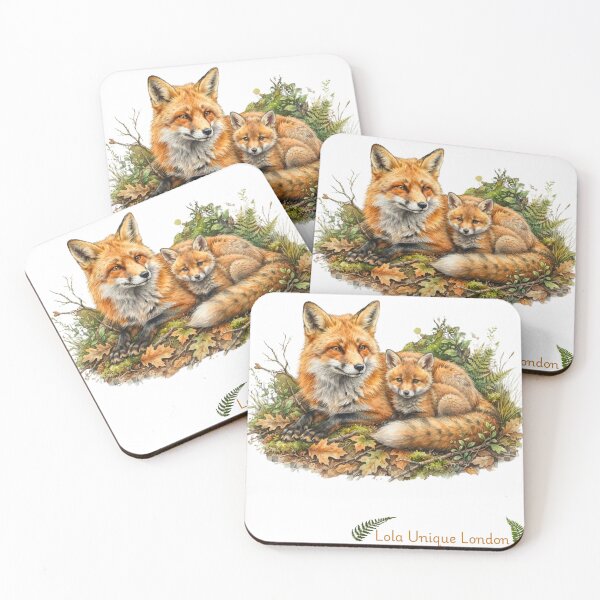 Item preview, A Mother's Love- Red Fox and Her Cub designed and sold by Lola Style.