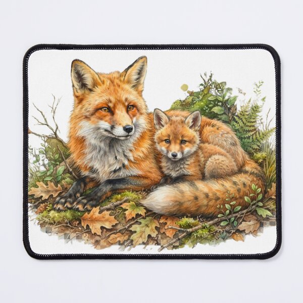 Item preview, A Mother's Love- Red Fox and Her Cub designed and sold by Lola Style.