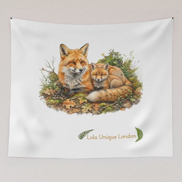 Item preview, A Mother's Love- Red Fox and Her Cub designed and sold by Lola Style.