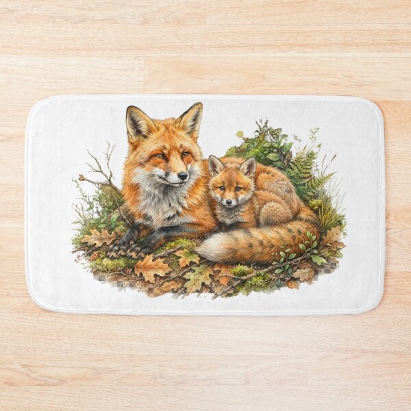 Item preview, A Mother's Love- Red Fox and Her Cub designed and sold by Lola Style.