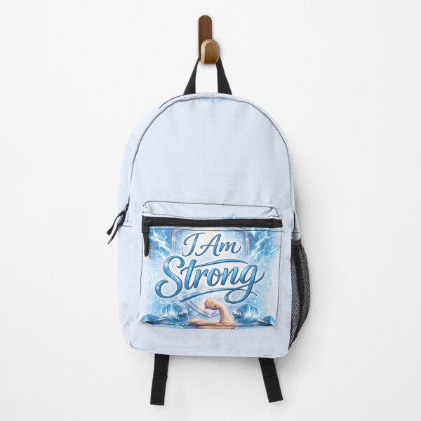 Item preview, I Am Strong Fitness Motivation designed and sold by hutofdesigns.