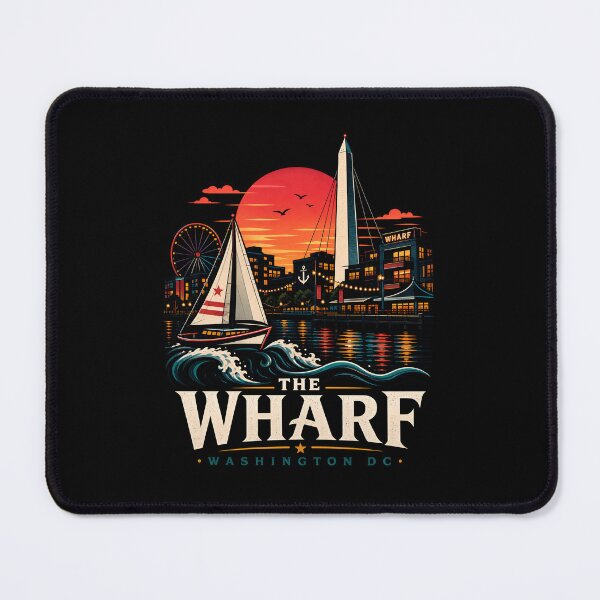 Item preview, Washington DC Wharf: Sunset Sail and Ferris Wheel designed and sold by Fenay Designs.