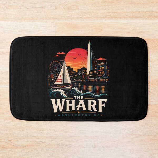 Item preview, Washington DC Wharf: Sunset Sail and Ferris Wheel designed and sold by Fenay Designs.
