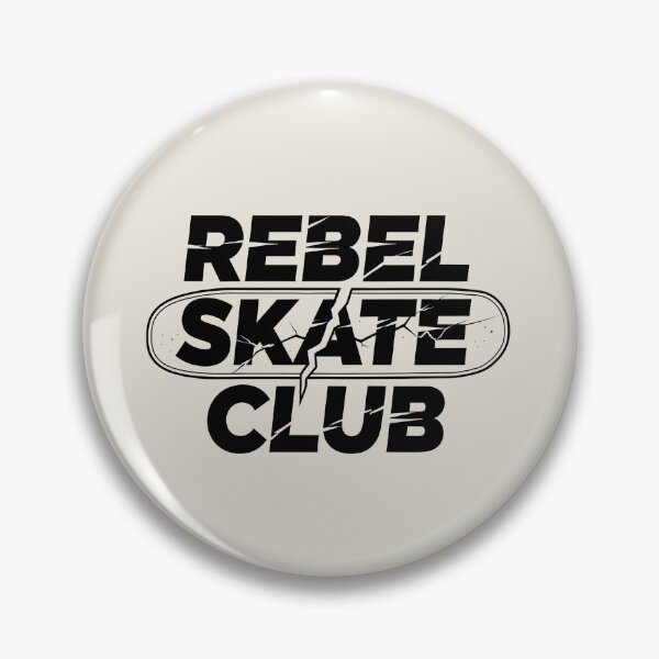 Item preview, Rebel Skate Club Broken Deck Streetwear Logo designed and sold by DigitalArtx-com.