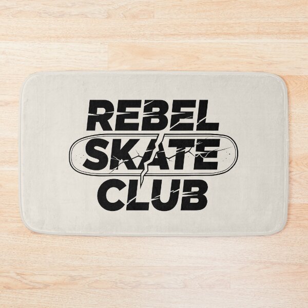 Item preview, Rebel Skate Club Broken Deck Streetwear Logo designed and sold by DigitalArtx-com.