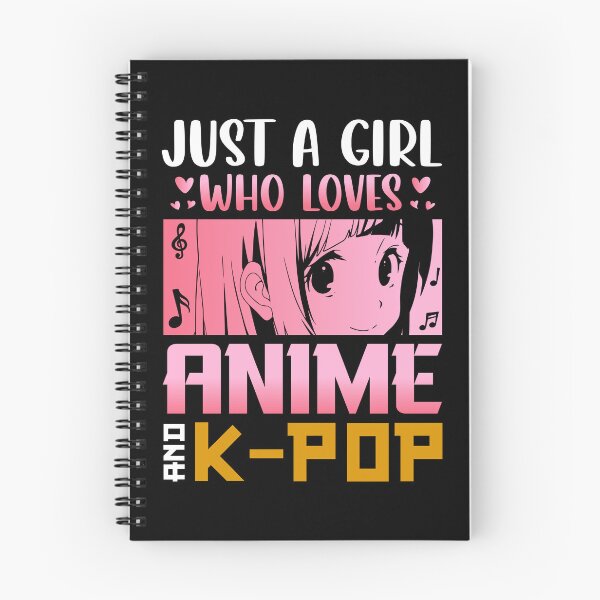 Item preview, Just A Girl Who Loves Anime & K-Pop designed and sold by bella-rosa87.