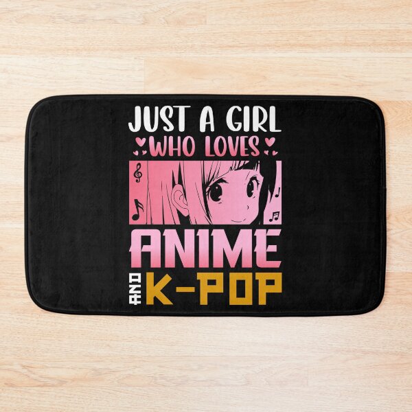 Item preview, Just A Girl Who Loves Anime & K-Pop designed and sold by bella-rosa87.