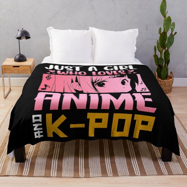 Item preview, Just A Girl Who Loves Anime & K-Pop designed and sold by bella-rosa87.