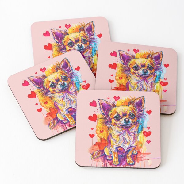 Item preview, Watercolor Chihuahua – A colorful work of art from the heart designed and sold by Dianag76.