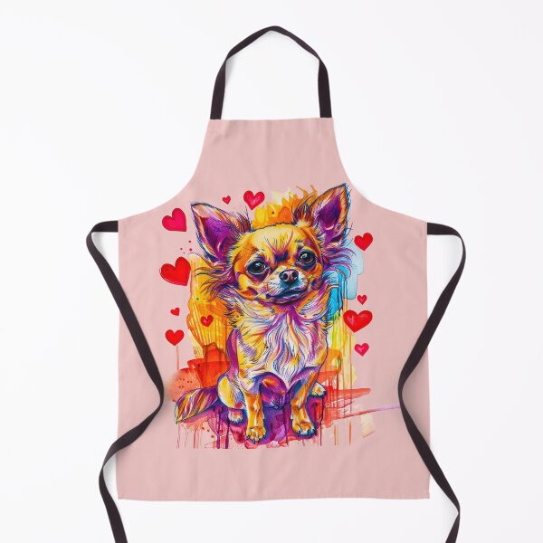 Item preview, Watercolor Chihuahua – A colorful work of art from the heart designed and sold by Dianag76.