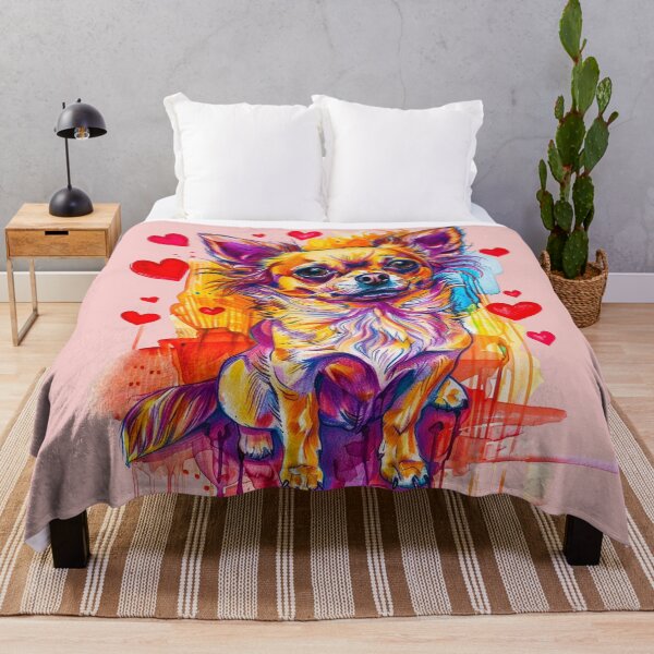 Item preview, Watercolor Chihuahua – A colorful work of art from the heart designed and sold by Dianag76.