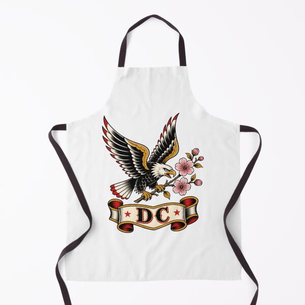 Item preview, Washington DC: Eagle and Cherry Blossom Tattoo designed and sold by Fenay Designs.