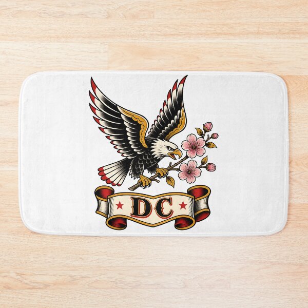Item preview, Washington DC: Eagle and Cherry Blossom Tattoo designed and sold by Fenay Designs.