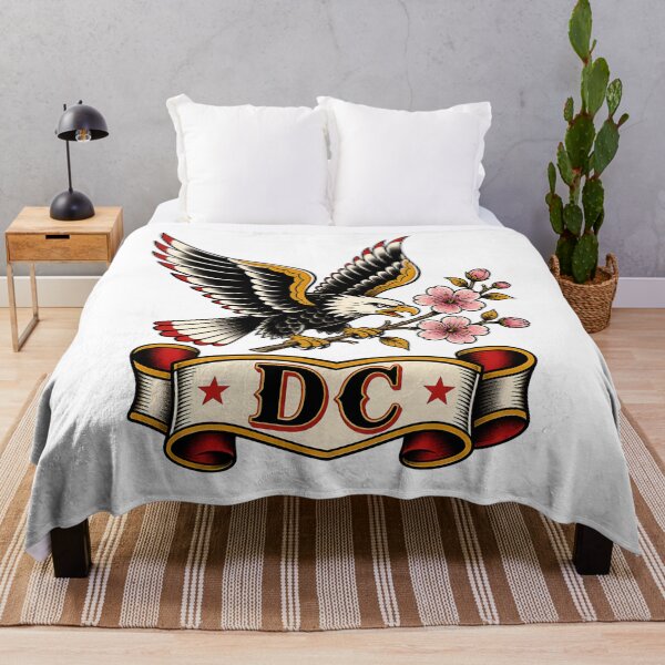 Item preview, Washington DC: Eagle and Cherry Blossom Tattoo designed and sold by Fenay Designs.