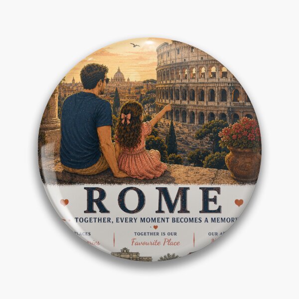 Item preview, Rome Father Daughter Travel Memories designed and sold by BagFactoryUK.