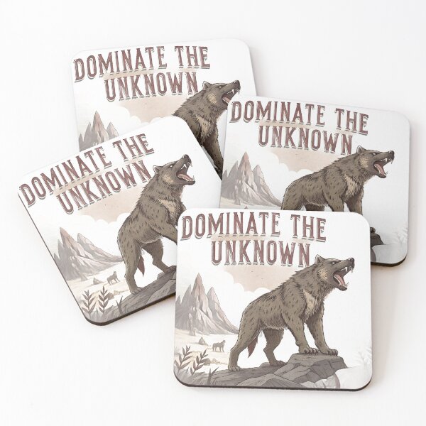 Item preview, Dominate the unknown  designed and sold by WILDWEAR COLLECTION.