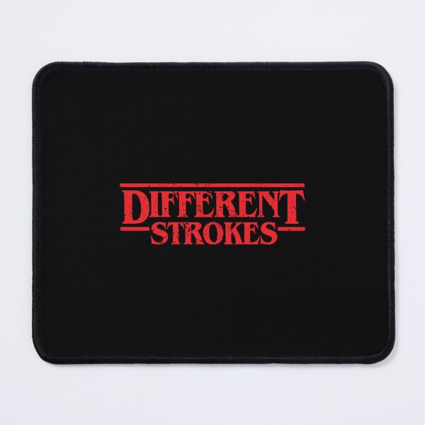 Item preview, Different Strokes - Distressed Red on Black designed and sold by unrealindeed.