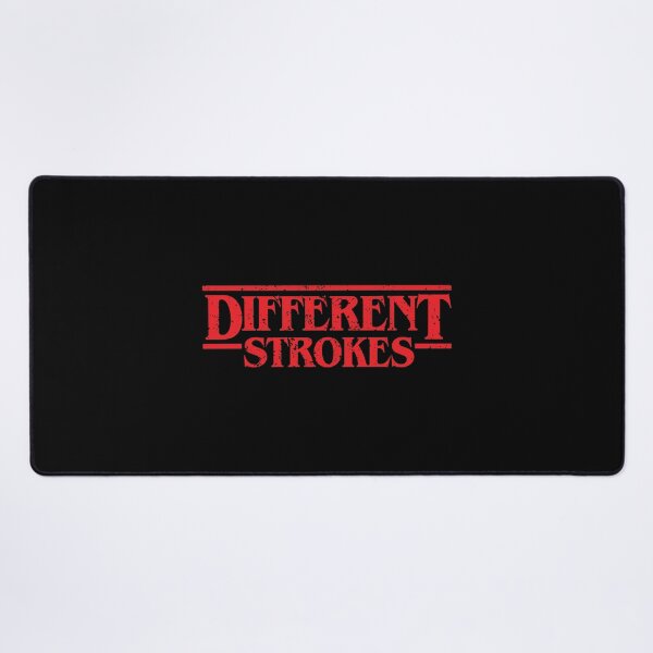 Item preview, Different Strokes - Distressed Red on Black designed and sold by unrealindeed.