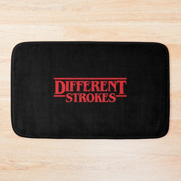 Item preview, Different Strokes - Distressed Red on Black designed and sold by unrealindeed.