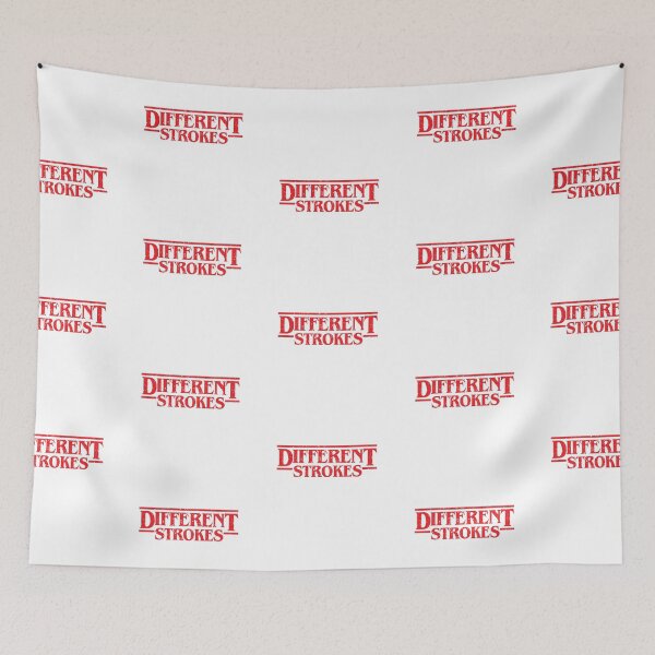 Item preview, Different Strokes - Distressed Red on White designed and sold by unrealindeed.