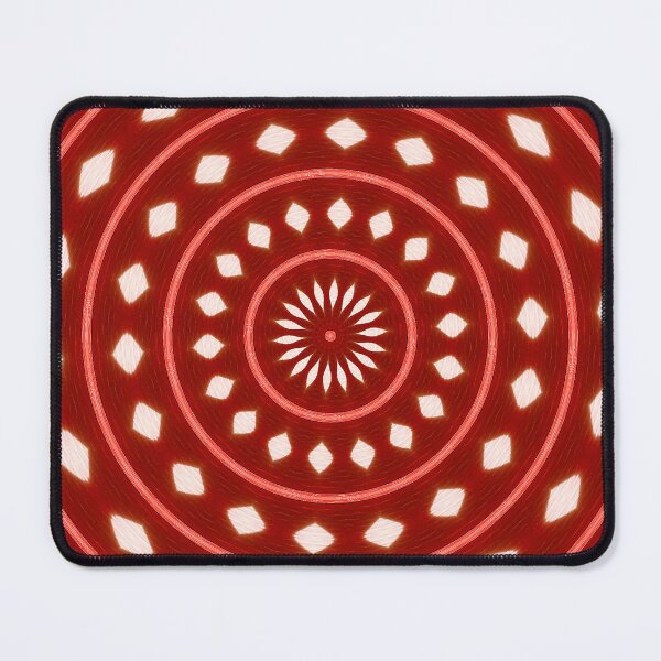Item preview, Rustic Red Geometric Sunburst Abstract Art designed and sold by Vac1.