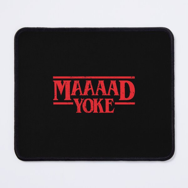 Item preview, Maaaad Yoke - Distressed Red on Black designed and sold by unrealindeed.
