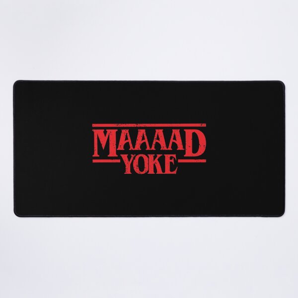 Item preview, Maaaad Yoke - Distressed Red on Black designed and sold by unrealindeed.