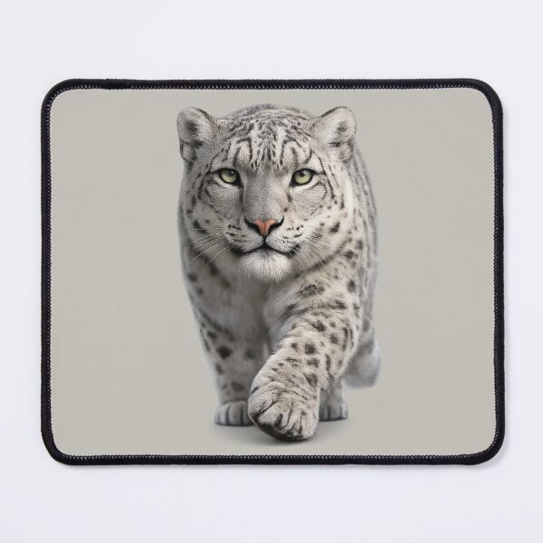 Item preview, Realistic Snow Leopard Approaching Wildlife Portrait designed and sold by BROHLine Studio.
