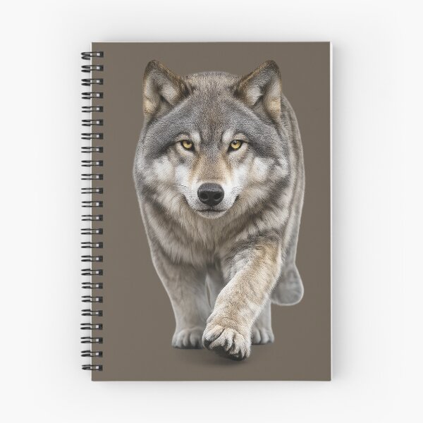 Item preview, Realistic Wolf Approaching Wildlife Portrait designed and sold by BROHLine Studio.
