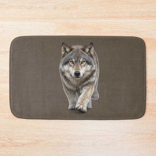 Item preview, Realistic Wolf Approaching Wildlife Portrait designed and sold by BROHLine Studio.