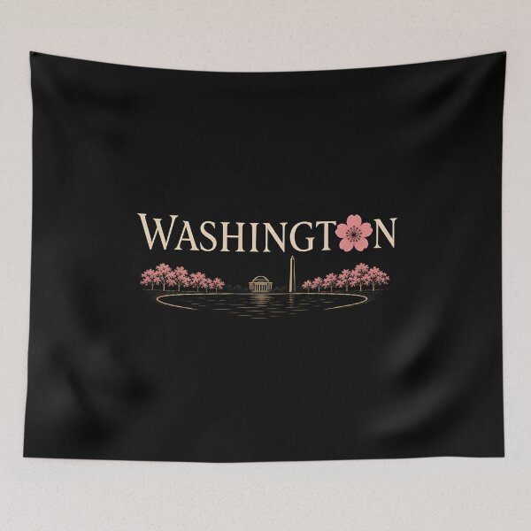 Item preview, Washington DC: Tidal Basin Blossom Panorama designed and sold by Fenay Designs.