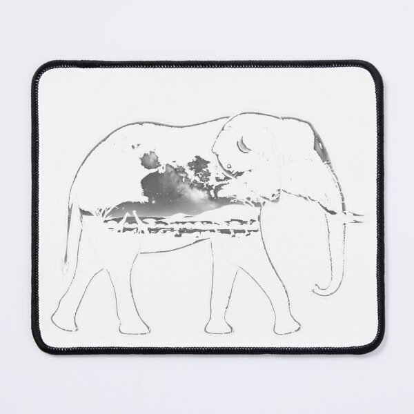 Item preview, Tattooed Elephant Tusked Animal Circus Gift Idea Oversized T-Shirt designed and sold by KTY-NUSS.