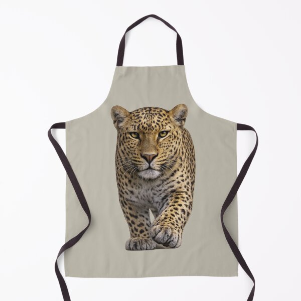 Item preview, Realistic Leopard Approaching Wildlife Portrait designed and sold by BROHLine Studio.