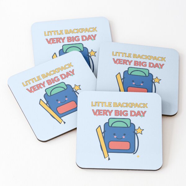 Item preview, Little Backpack Very Big Day Cute Back To School Design designed and sold by Nawi32.