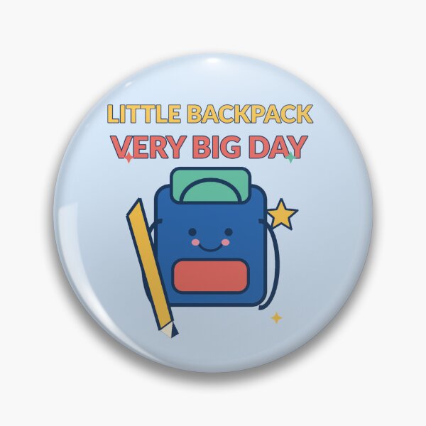 Item preview, Little Backpack Very Big Day Cute Back To School Design designed and sold by Nawi32.