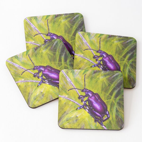 Item preview, Frog Legged Beetle Forest Sagra buqueti Art  designed and sold by Anna Ratkevich.