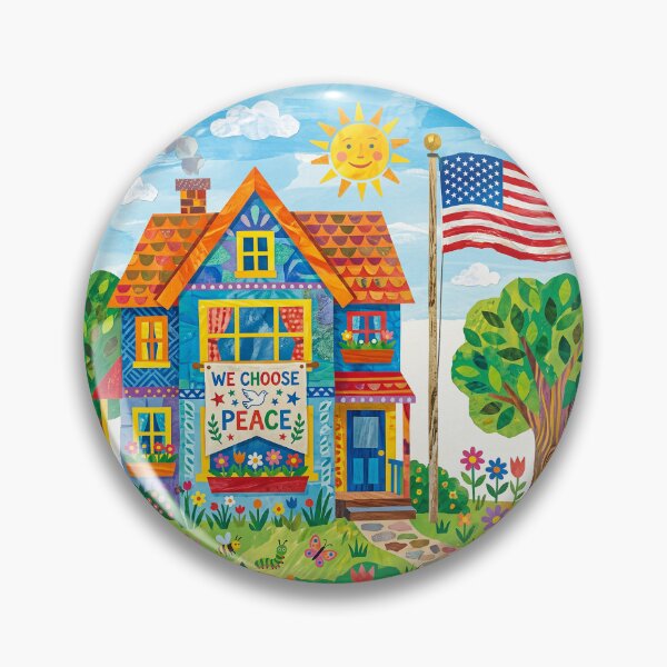 Item preview, We Choose Peace House designed and sold by Home Decor Art.