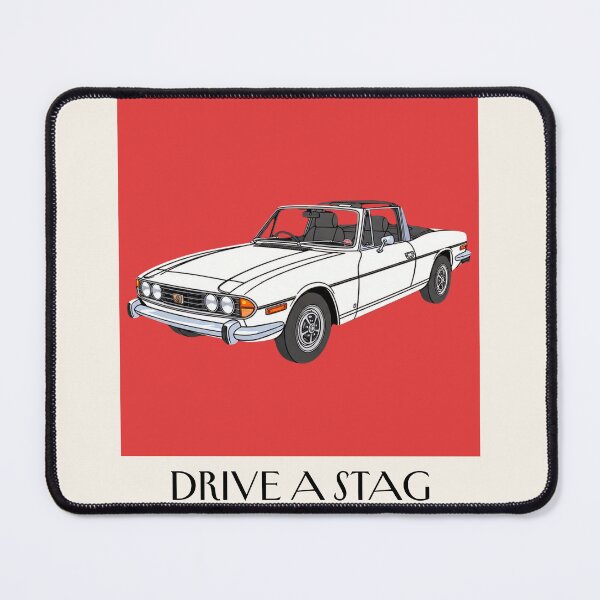 Item preview, Triumph Stag Vintage Poster designed and sold by Dimensionality.