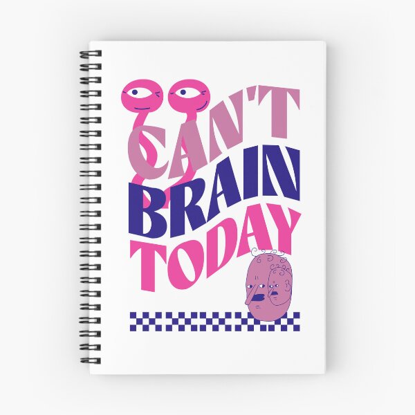 Item preview, Funny Chronic Illness Shirt Can’t Brain Today IIH & Neurospicy Humor in Retro Blue and Pink Chronic Illness Humor Mental Health Sarcasm Spoonie Life designed and sold by RealLifeMerchies.