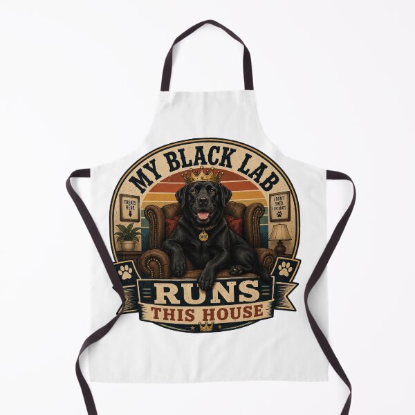 Item preview, My Black Lab Owns This House | Funny Labrador Retriever T-Shirt designed and sold by Goodthingstree.