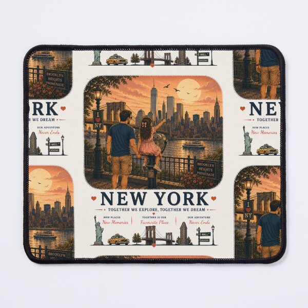 Item preview, New York Father Daughter Duo Together We Explore Together We Dream designed and sold by BagFactoryUK.